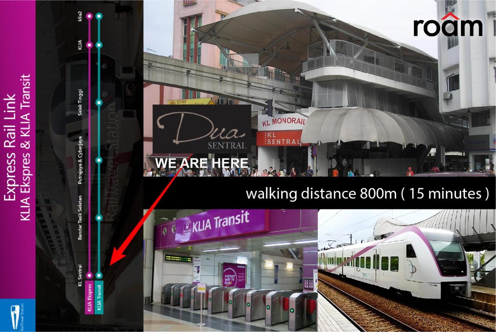 Ferienwohnung Dua Sentral Kl Sentral Kuala Lumpur Exterior foto
